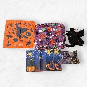Lot Halloween Home Decoration Sofa Cover Pillow Case Lights Table Mat Small Hats